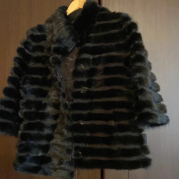 Drmaanco mink fur transformer coat size 4 - Picture 5 of 5